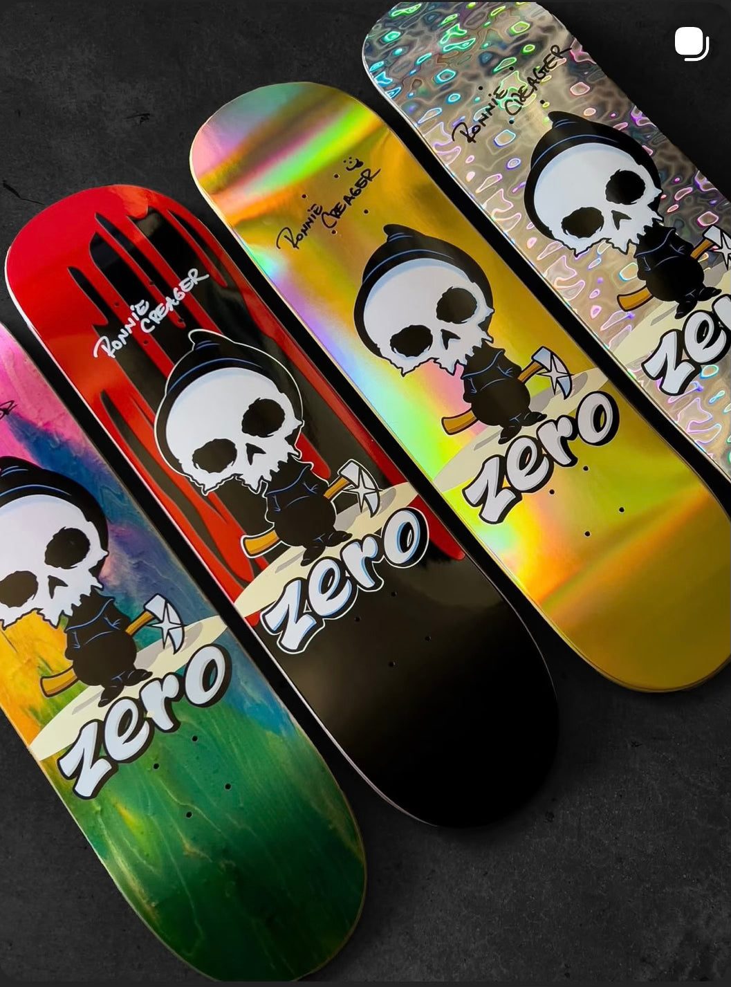 Zero Skateboards x Ronnie Creager Collab